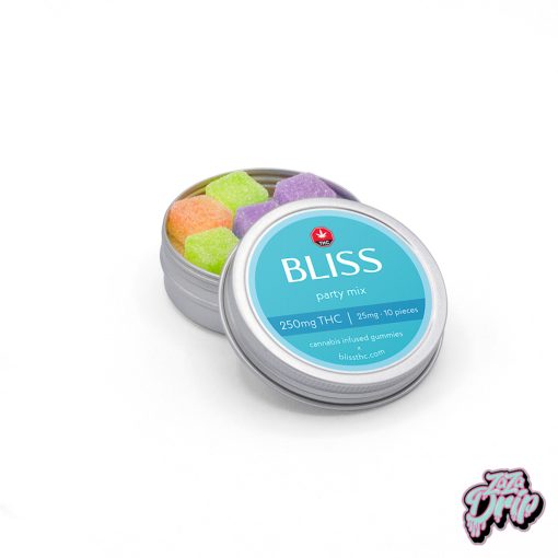 Bliss Edibles Infused PARTY MIX Gummies (250mg THC)